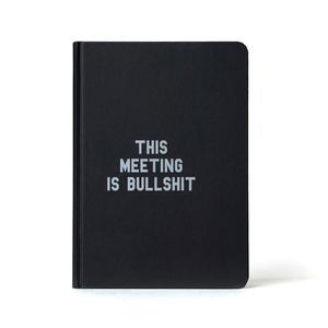 This Meeting is Bullshit Slim Journal In Black